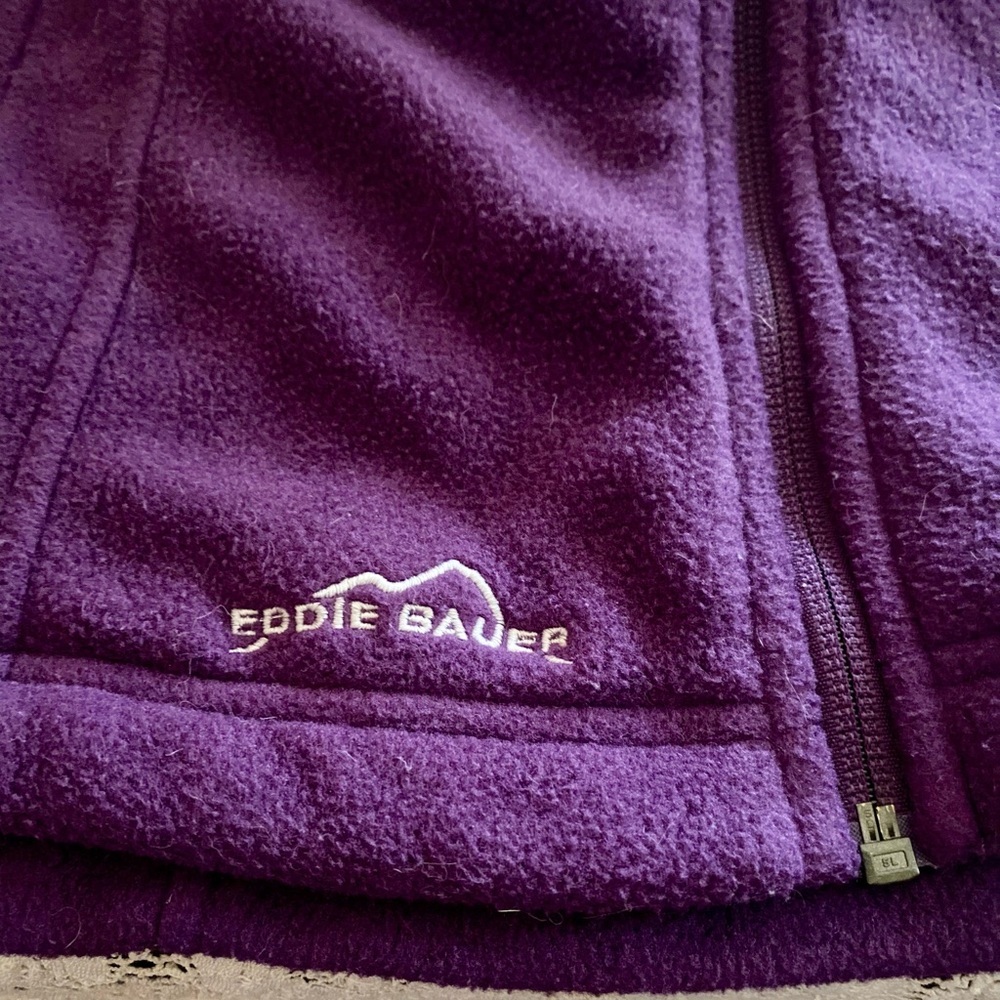 💥EDDIE BAUER LADIES HOODED FULL-ZIP FLEECE JACKET STYLE EB206💥 - Picture 9 of 16